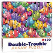 Dubbelsidigt Pussel Double Trouble Clownfish 500 b
