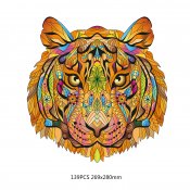 Rainbow Wooden Puzzle Tiger (139 b)