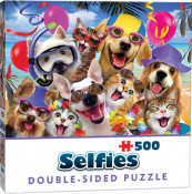 Dubbelsidigt Pussel Selfie Beach Party 500 b