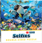 Dubbelsidigt Pussel Selfie Ocean Pals 500 b