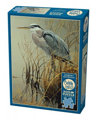 Great Blue Heron (500 b) Cobble & Hill