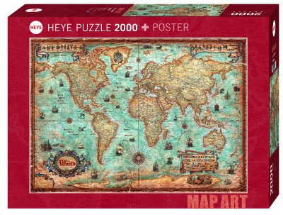 HE29845 The World Map Art