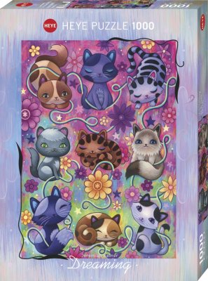 Art Dreaming Kitty Cats 1000
