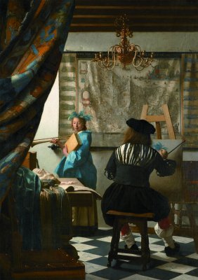 Pussel Konst Vermeer Målningskonsten 1000