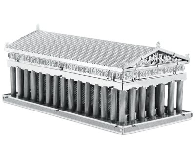 Byggnader Pantheon Athen (3 delar)