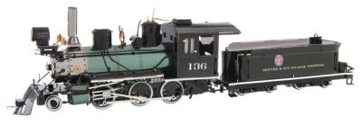Fordon Wild West 2-6-0 Locomotive (4 delar)