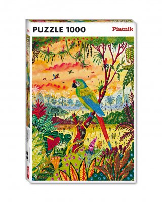Pussel Konst Great Green Macaw 1000