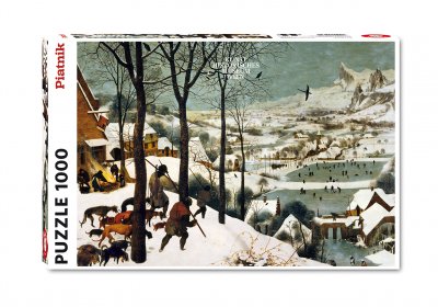 Pussel Konst Bruegel Jägare i snön 1000